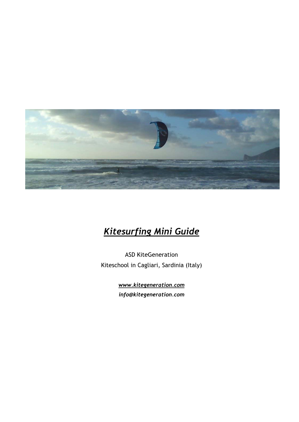 Kitesurfing Mini Guide