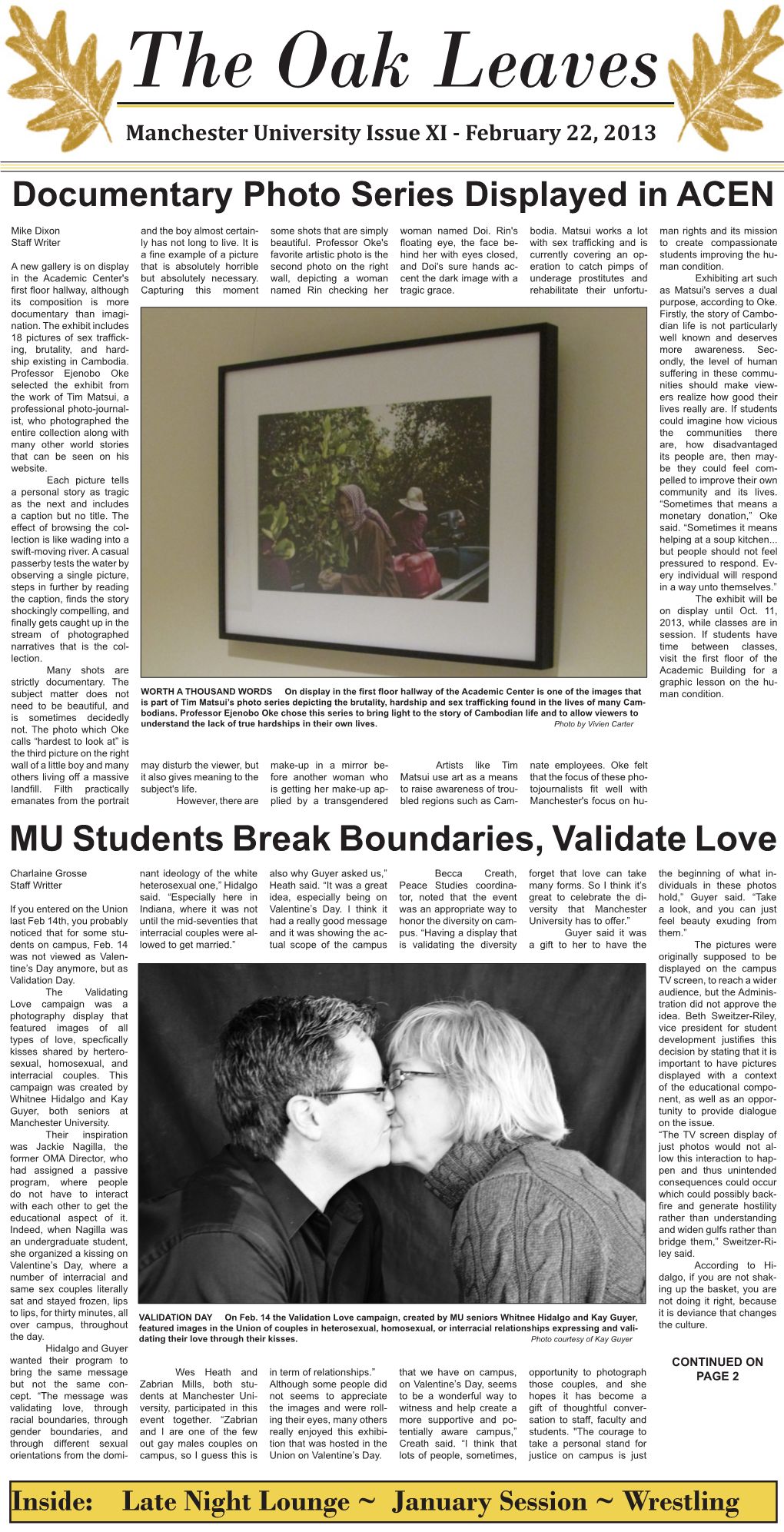 MU Students Break Boundaries, Validate Love