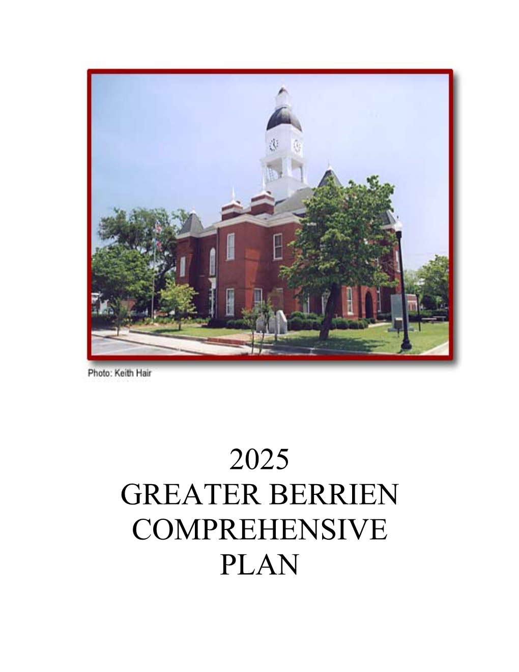 2025 Greater Berrien Comprehensive Plan