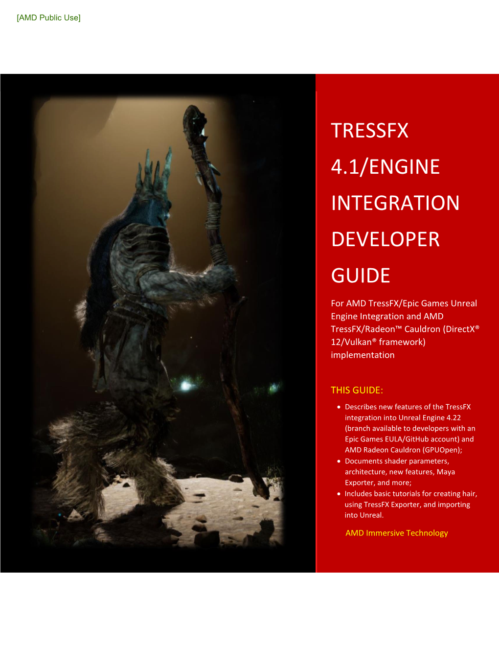 Tressfx 4.1/Engine Integration Developer Guide