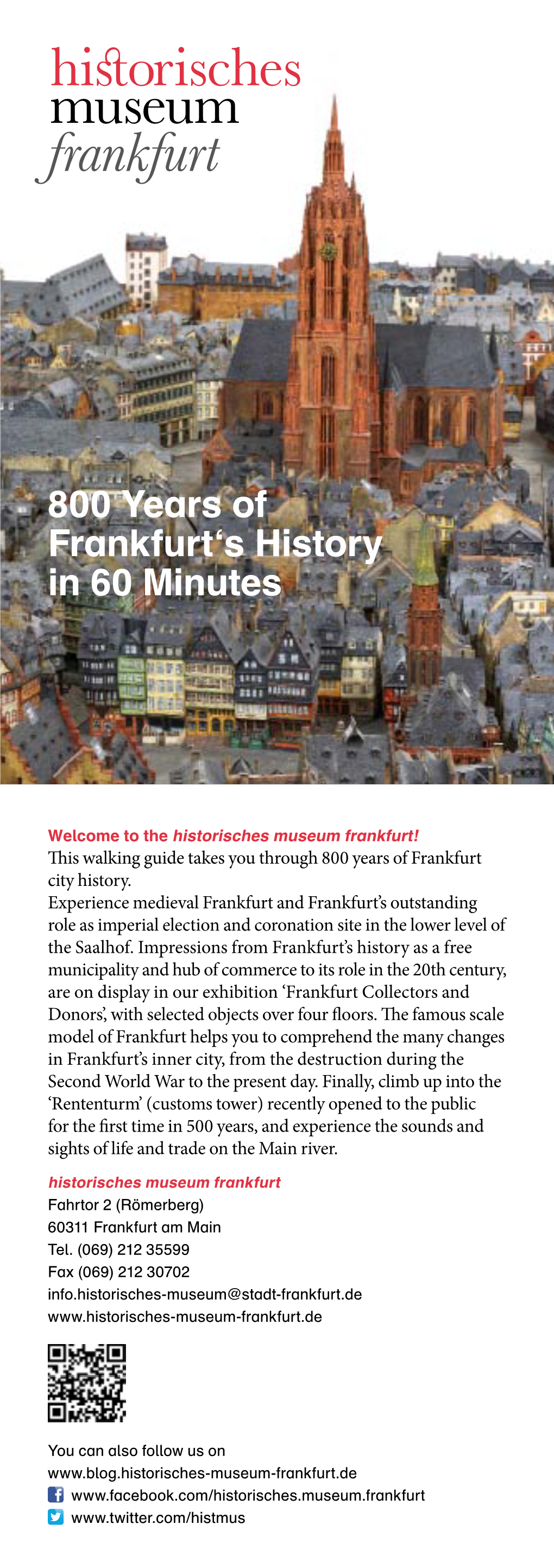 800 Years of Frankfurt's History in 60 Minutes