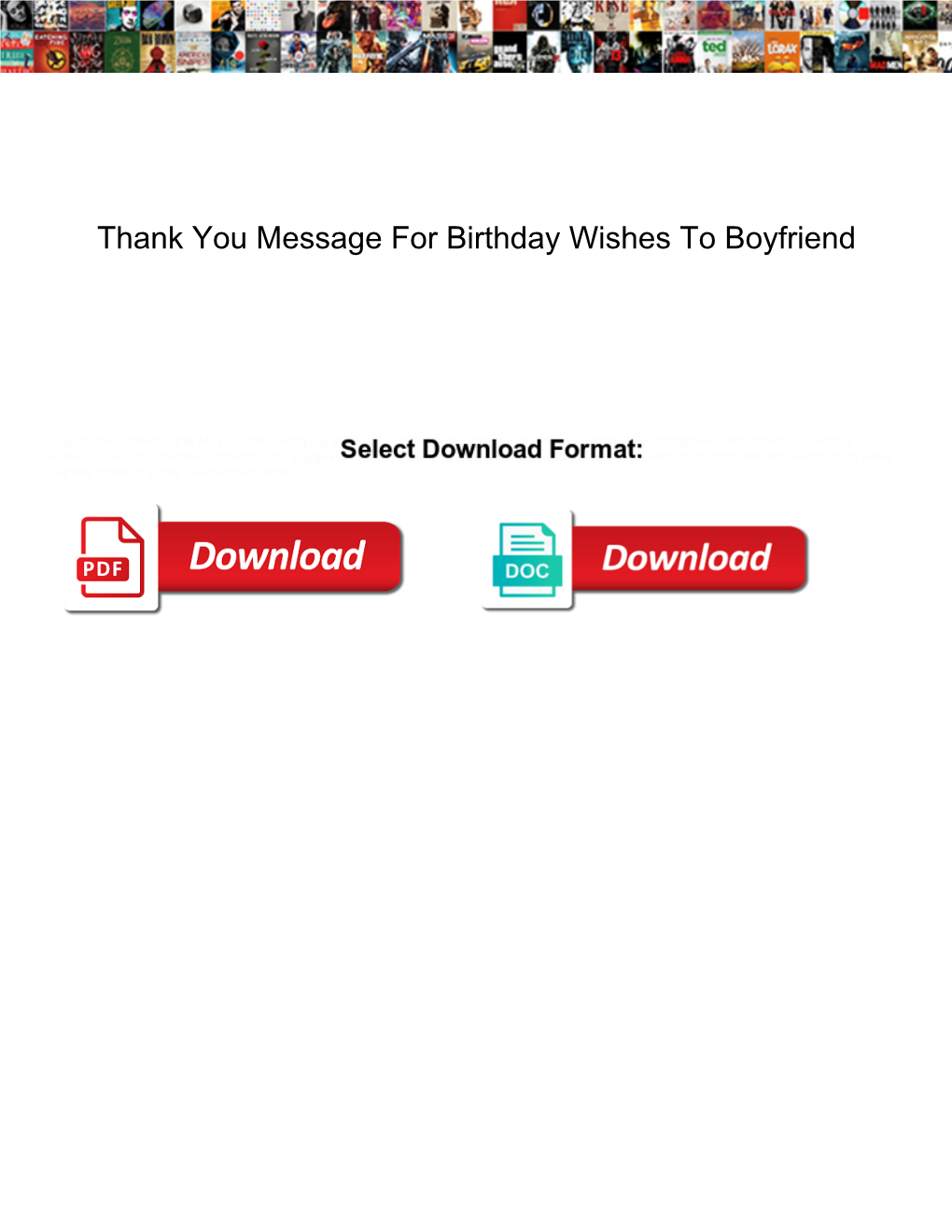 Thank You Message for Birthday Wishes to Boyfriend