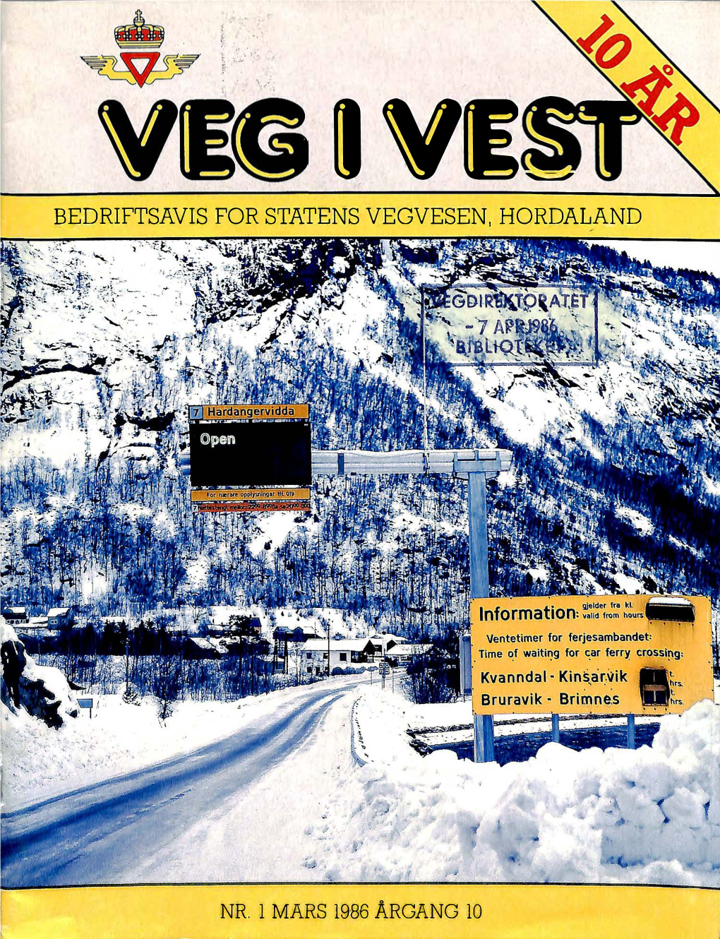 Veg I Vest 1986