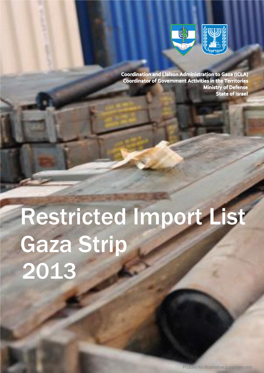 Restricted Import List Gaza Strip 2013