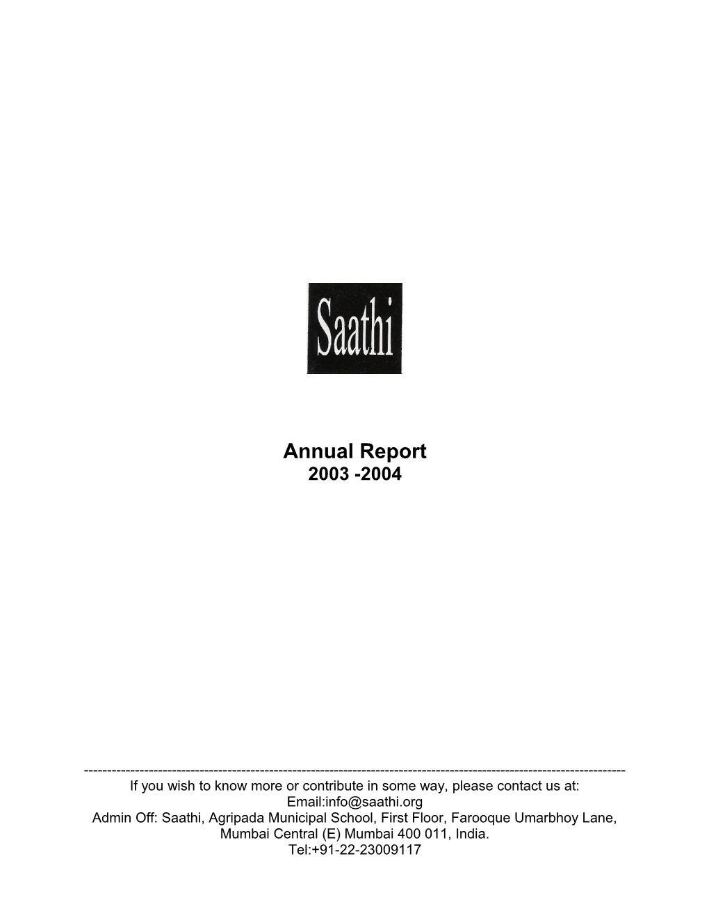 Annual Report (Full)