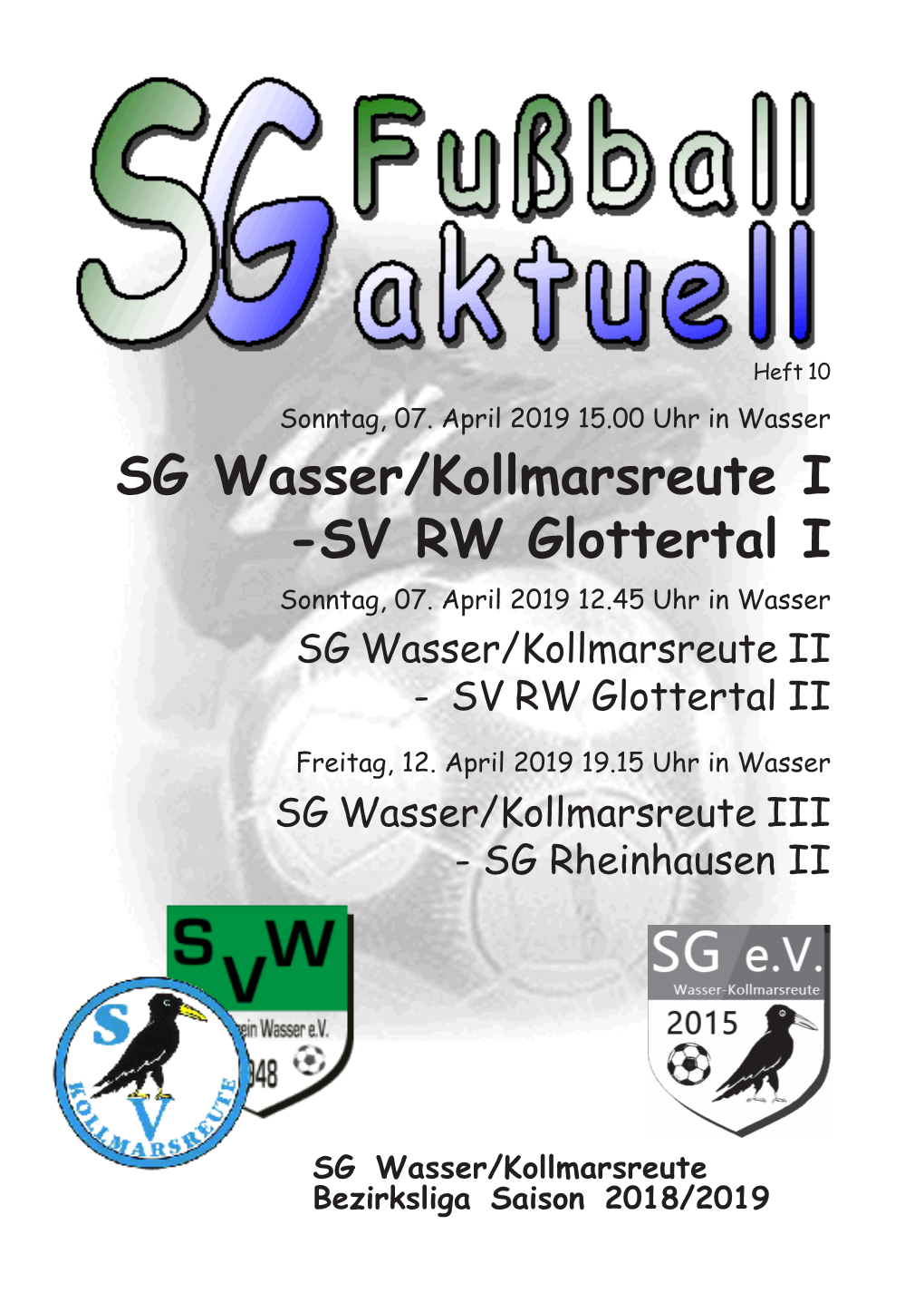 SV RW Glottertal I Sonntag, 07