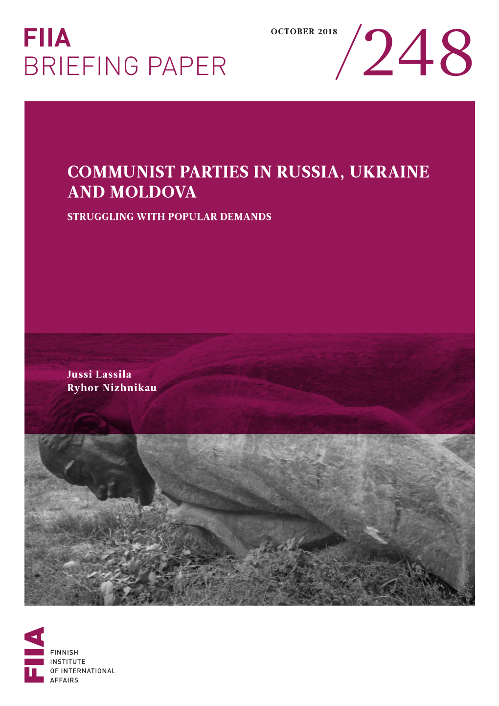 Communist Parties in Russia, Ukraine and Moldova: Struggling With