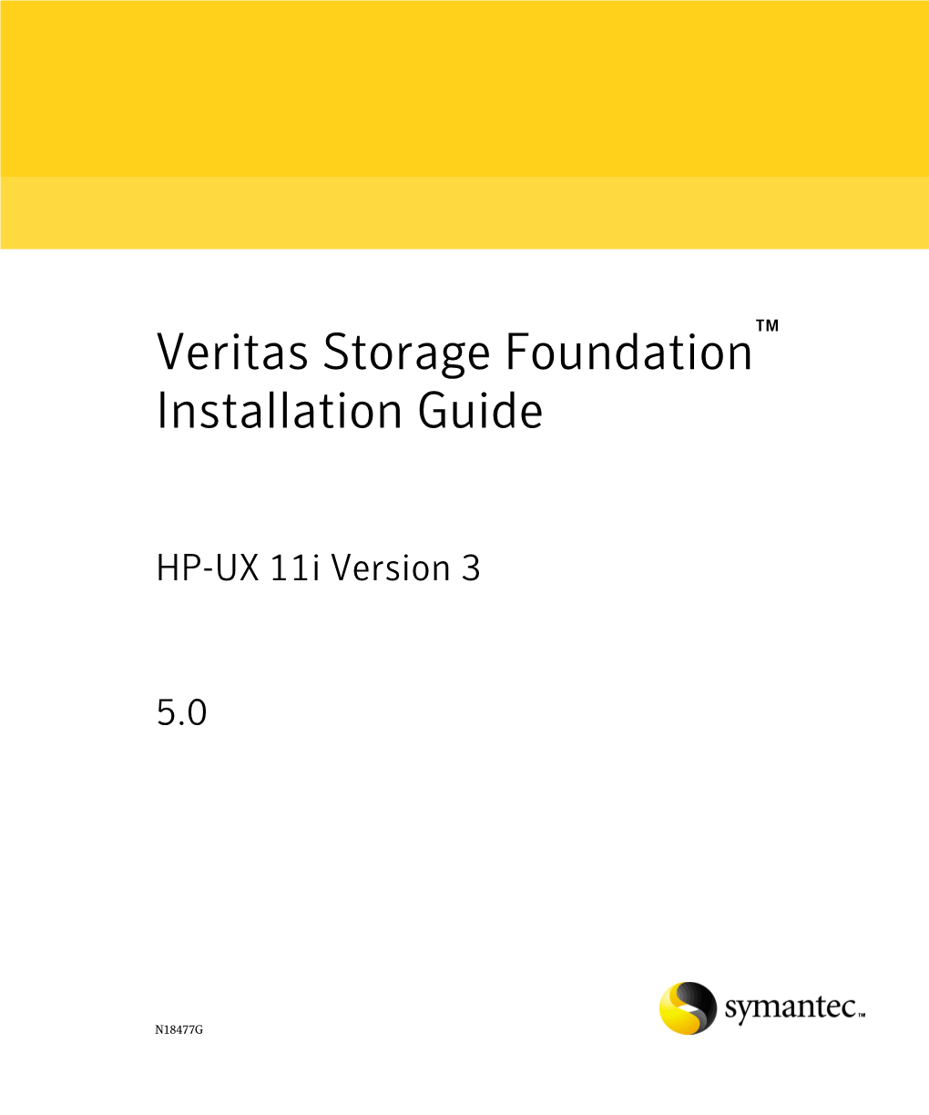 Storage Foundation 4.1 Installation Guide