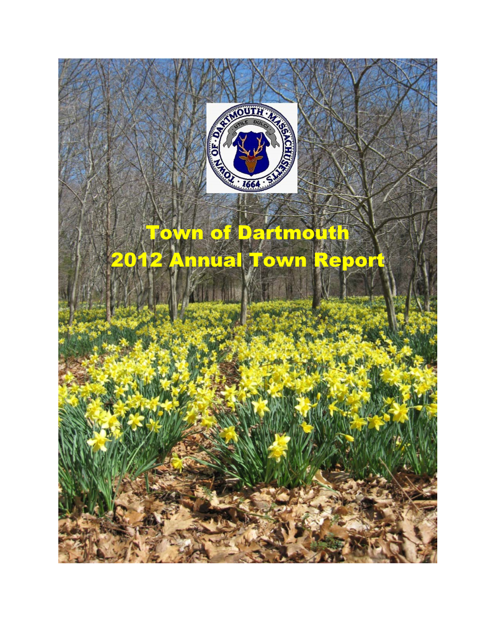 2012 Town Report