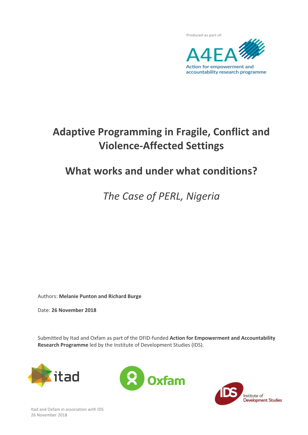 A4EA Case Study on PERL Final Version 26 Nov 2018.Pdf