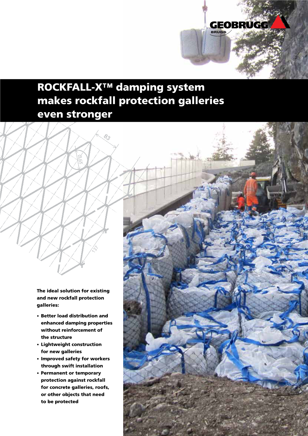 ROCKFALL-X™ Damping System Makes Rockfall Protection Galleries Even Stronger