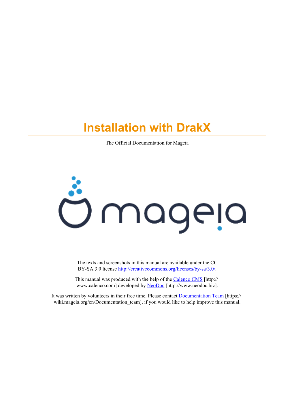 Installation with Drakx