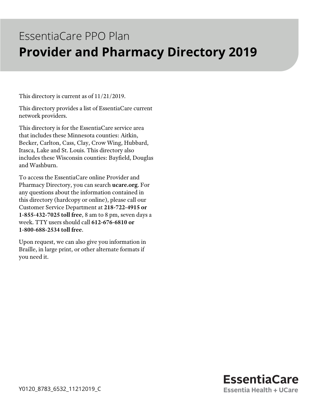 Ucare Provider and Pharmacy Directory