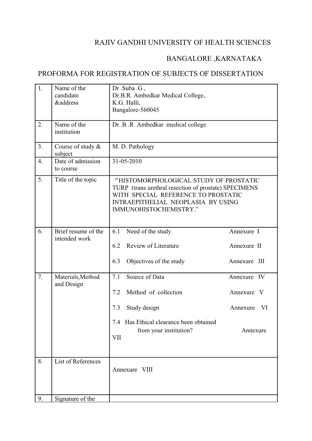 Rajiv Gandhi University of Health Sciences s112