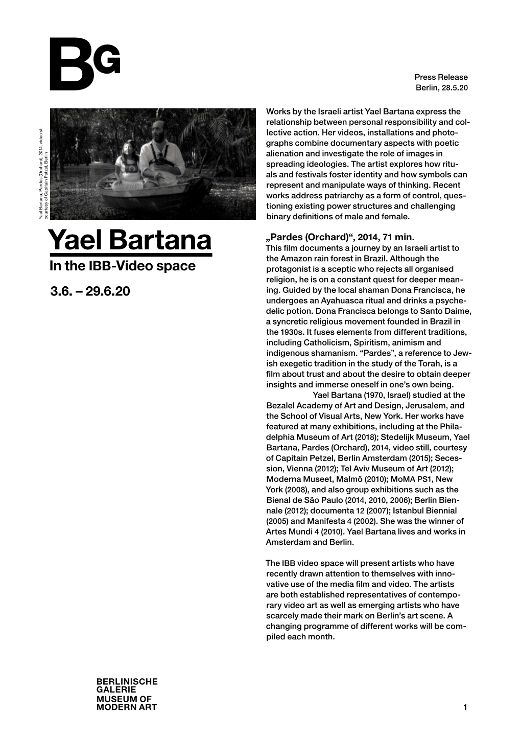 Yael Bartana Express The