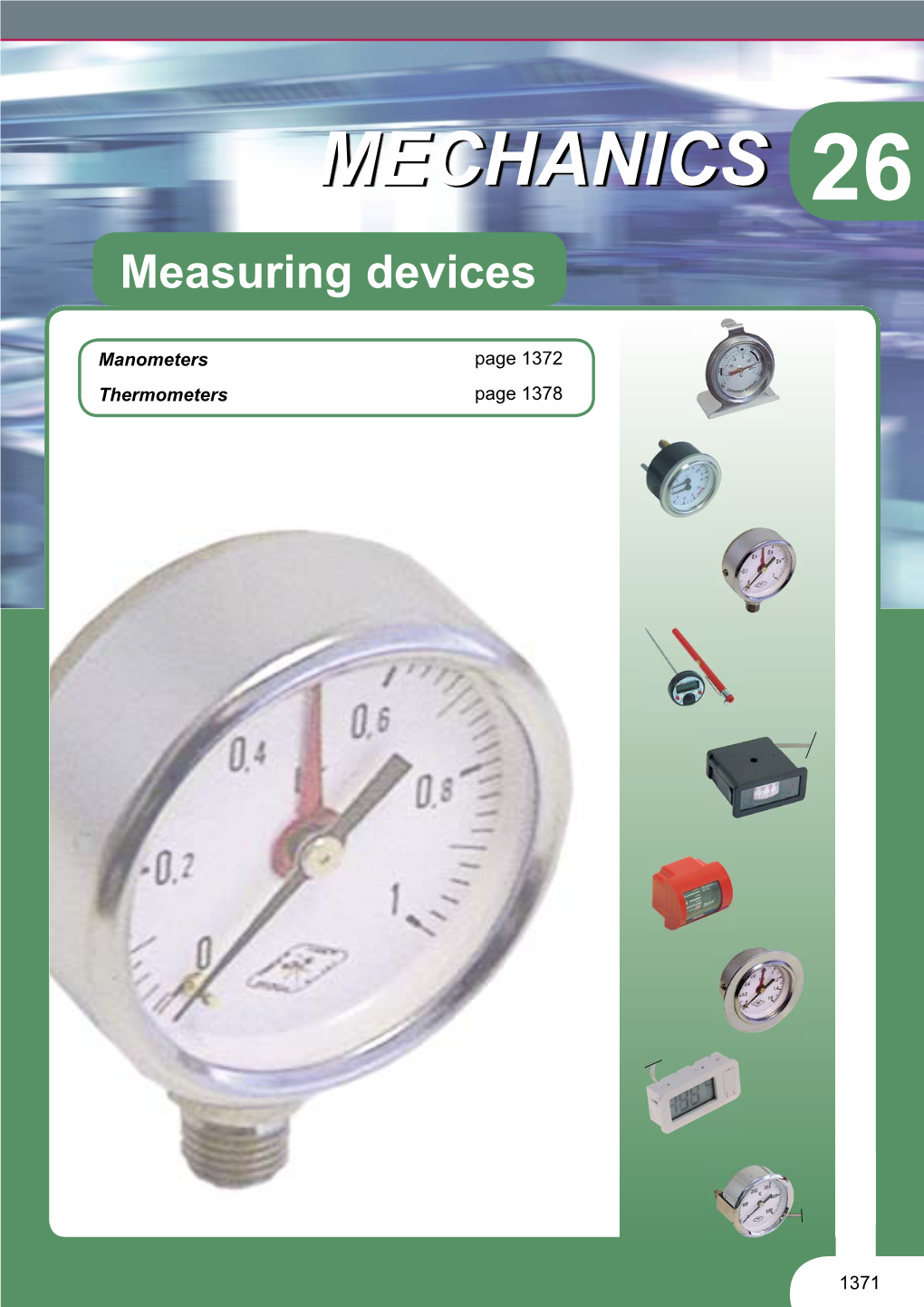 Measuring Devices Thermometers MECHANICS