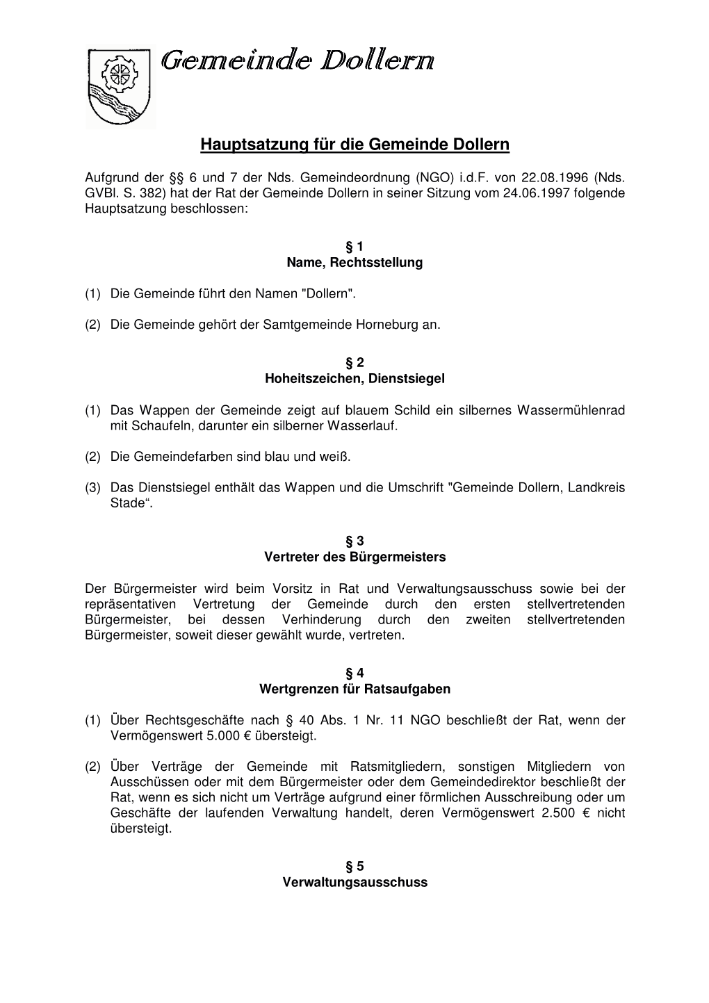 Gemeinde Dollern Gemeinde Dollern