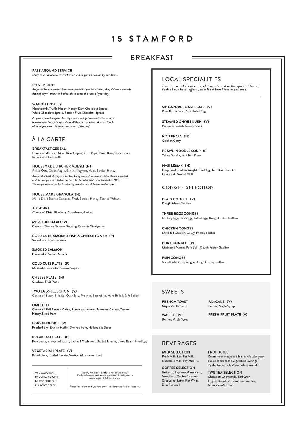 15 Stamford Full Breakfast Menu 26082020