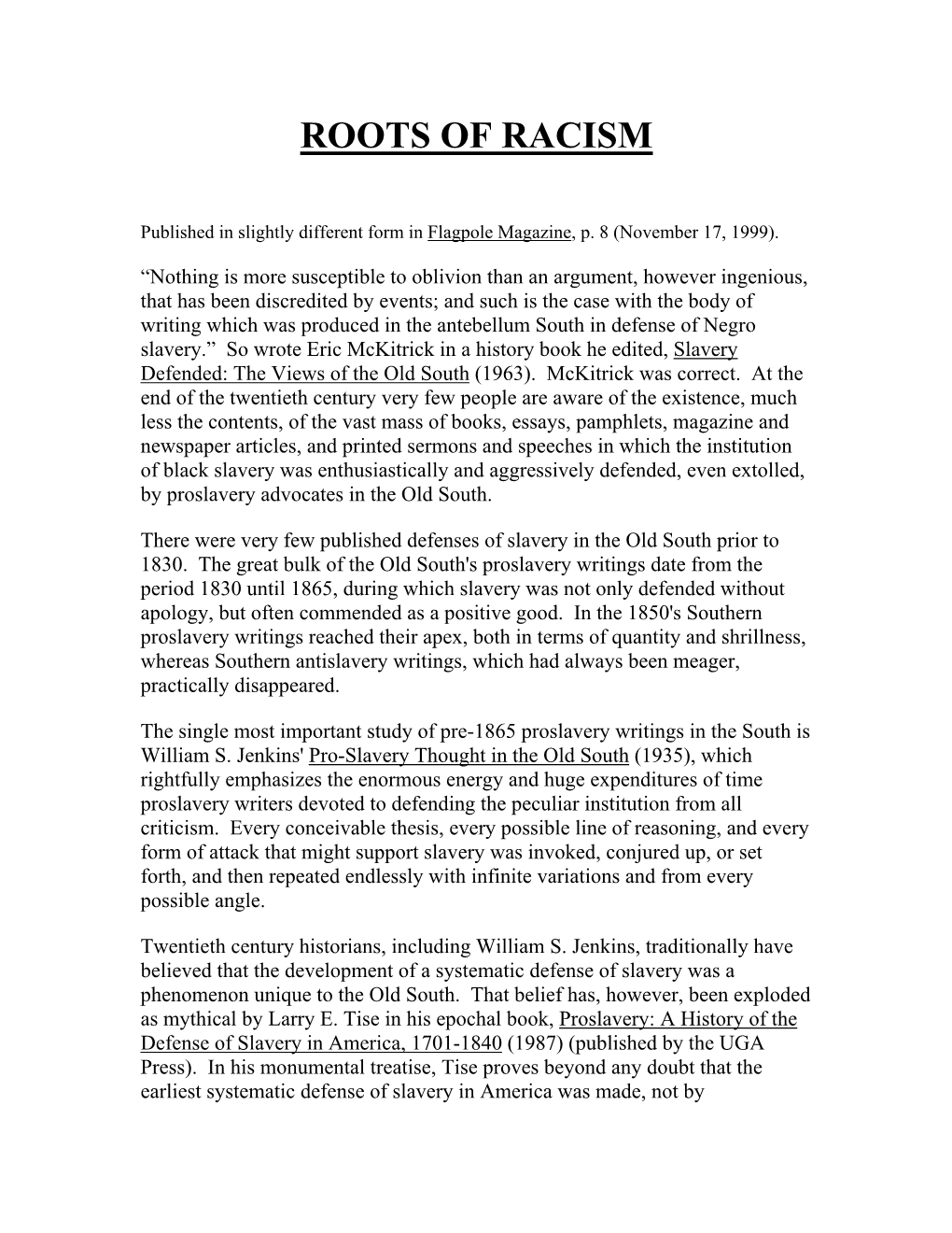 Roots of Racism.Pdf