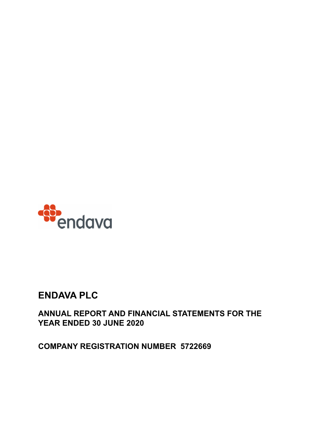 ENDAVA PLC Annual Report FY20