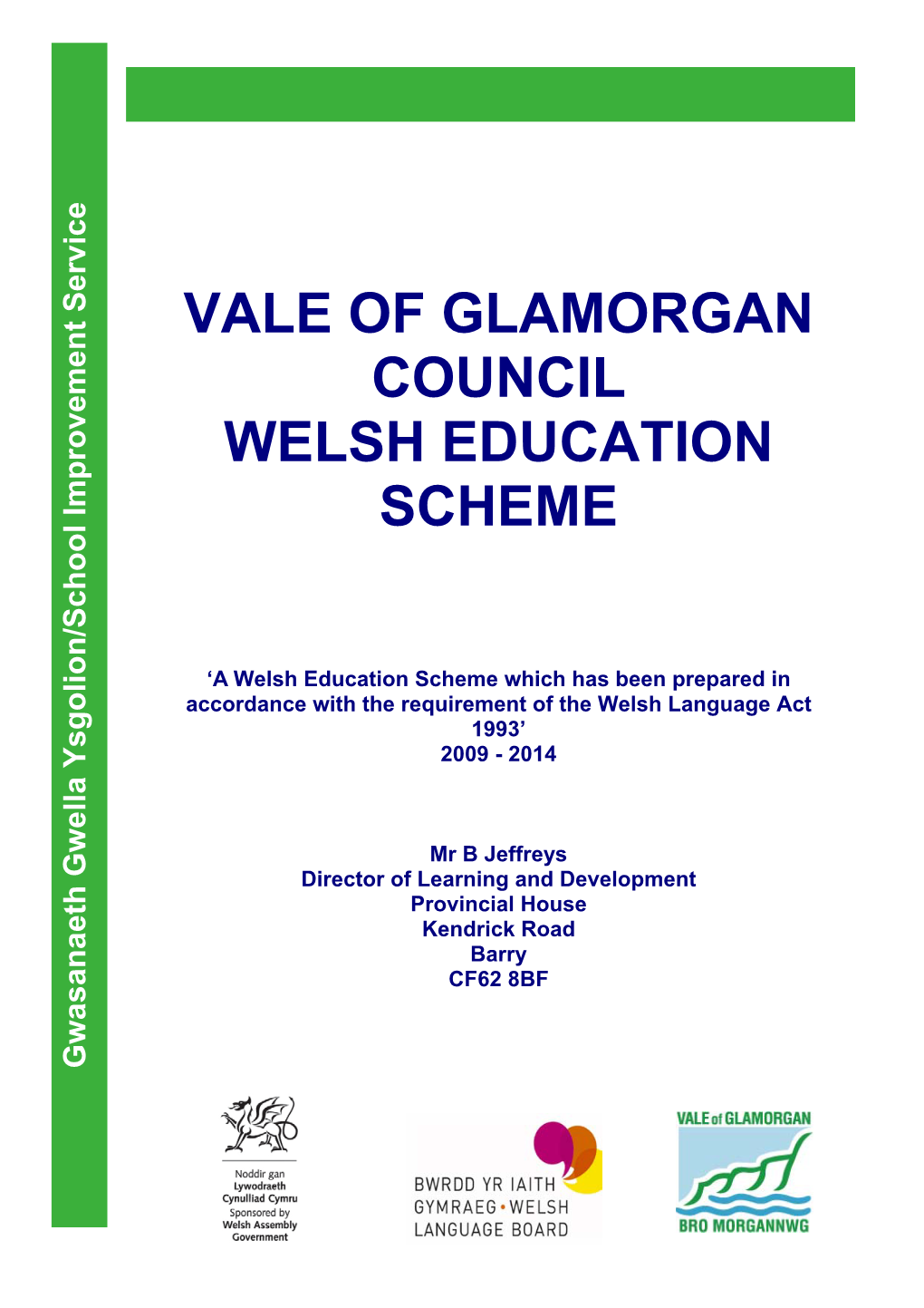 Vale of Glamorgan Council Welsh Education Scheme