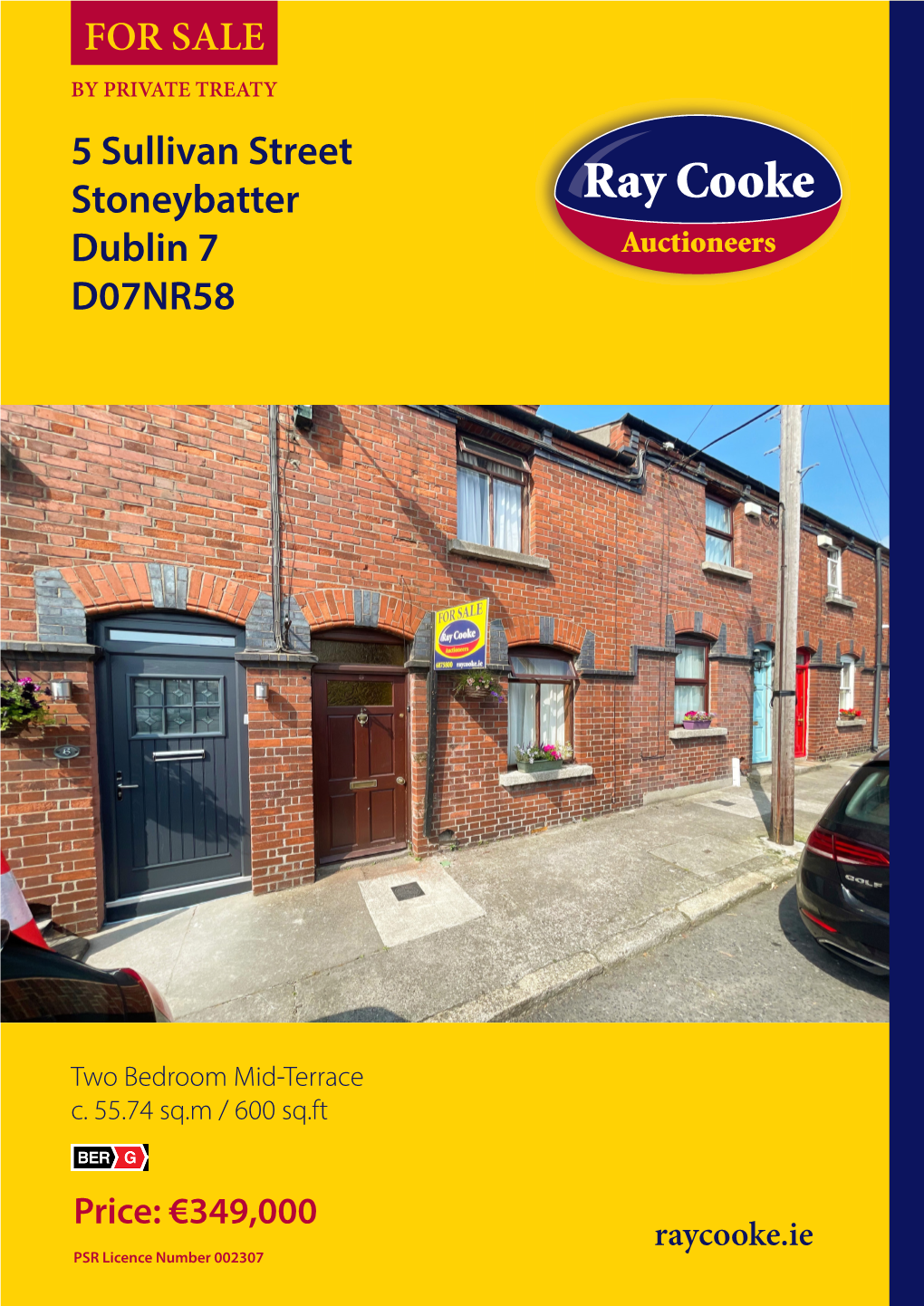 5 Sullivan Street Stoneybatter Dublin 7 D07NR58 for SALE