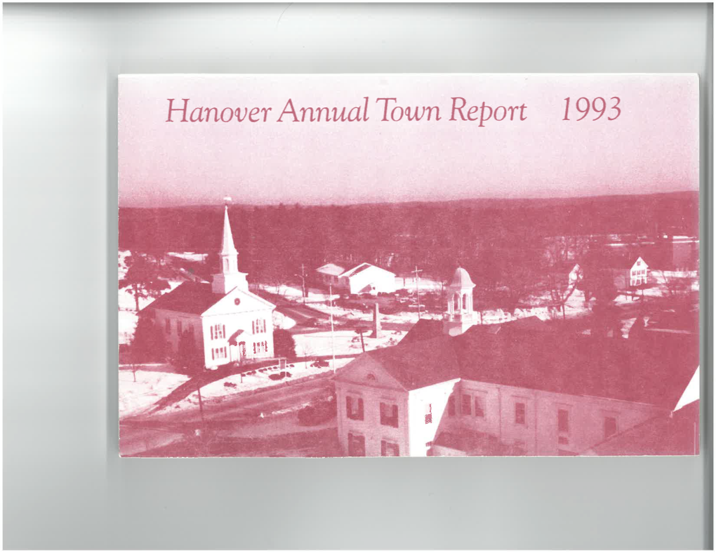 Hanover Annual Report FY 1993