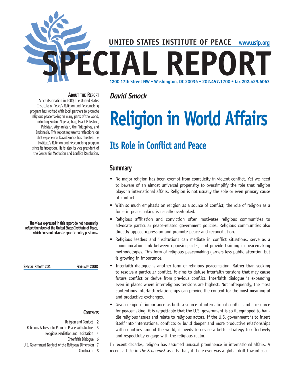 Religion in World Affairs Indonesia