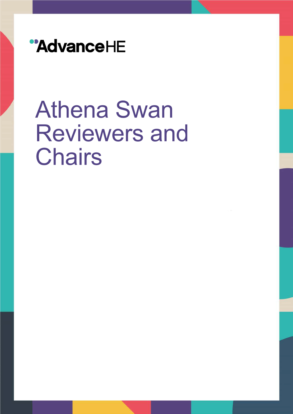 Athena Swan Reviewers and Chairs