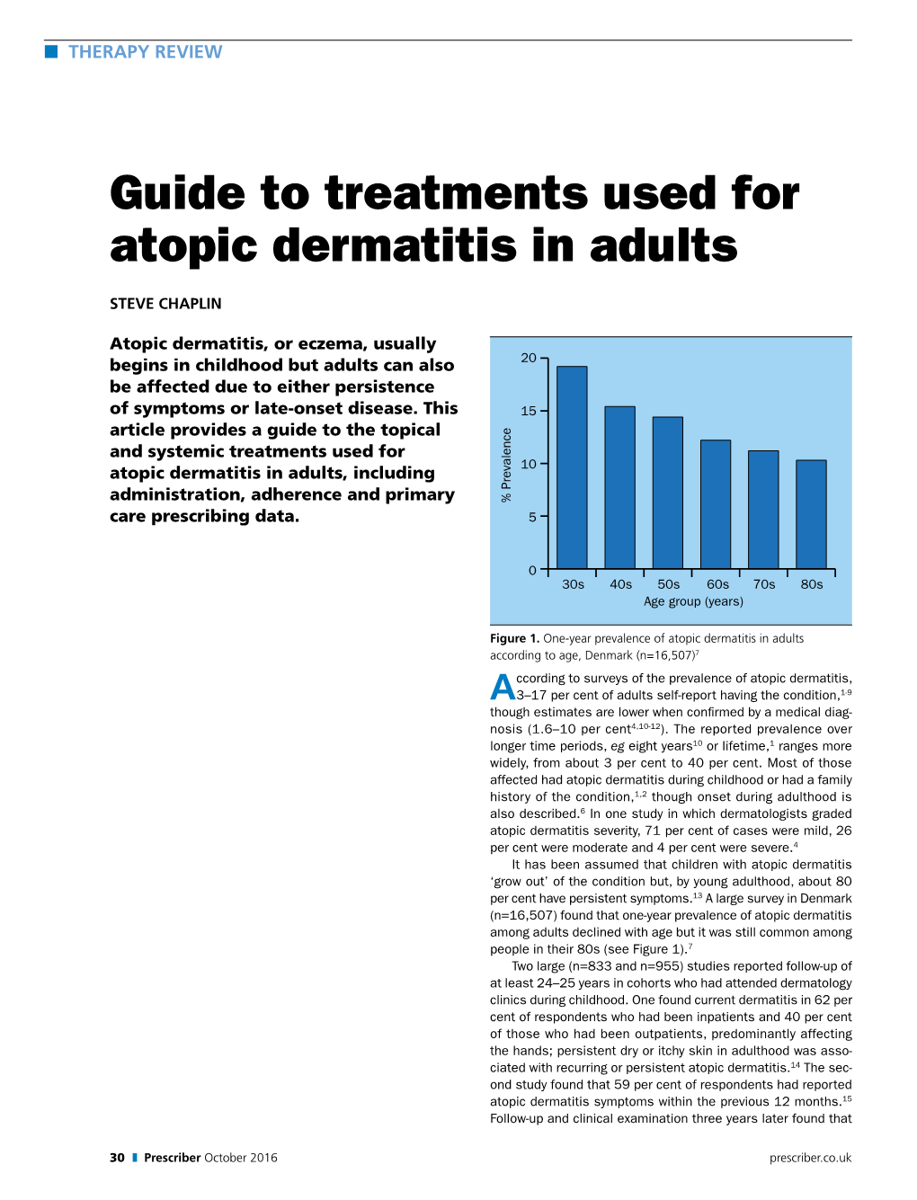 Guide to Treatments Used for Atopic Dermatitis in Adults