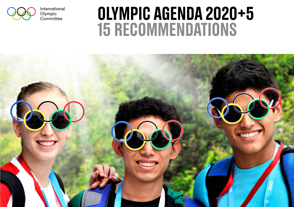 Olympic Agenda 2020+5 15 Recommendations 