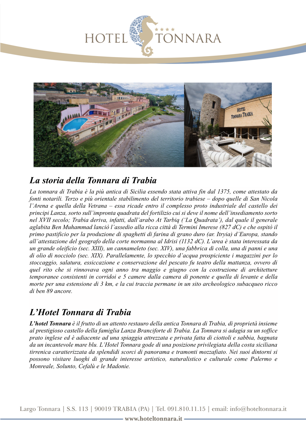 L'hotel Tonnara Di Trabia