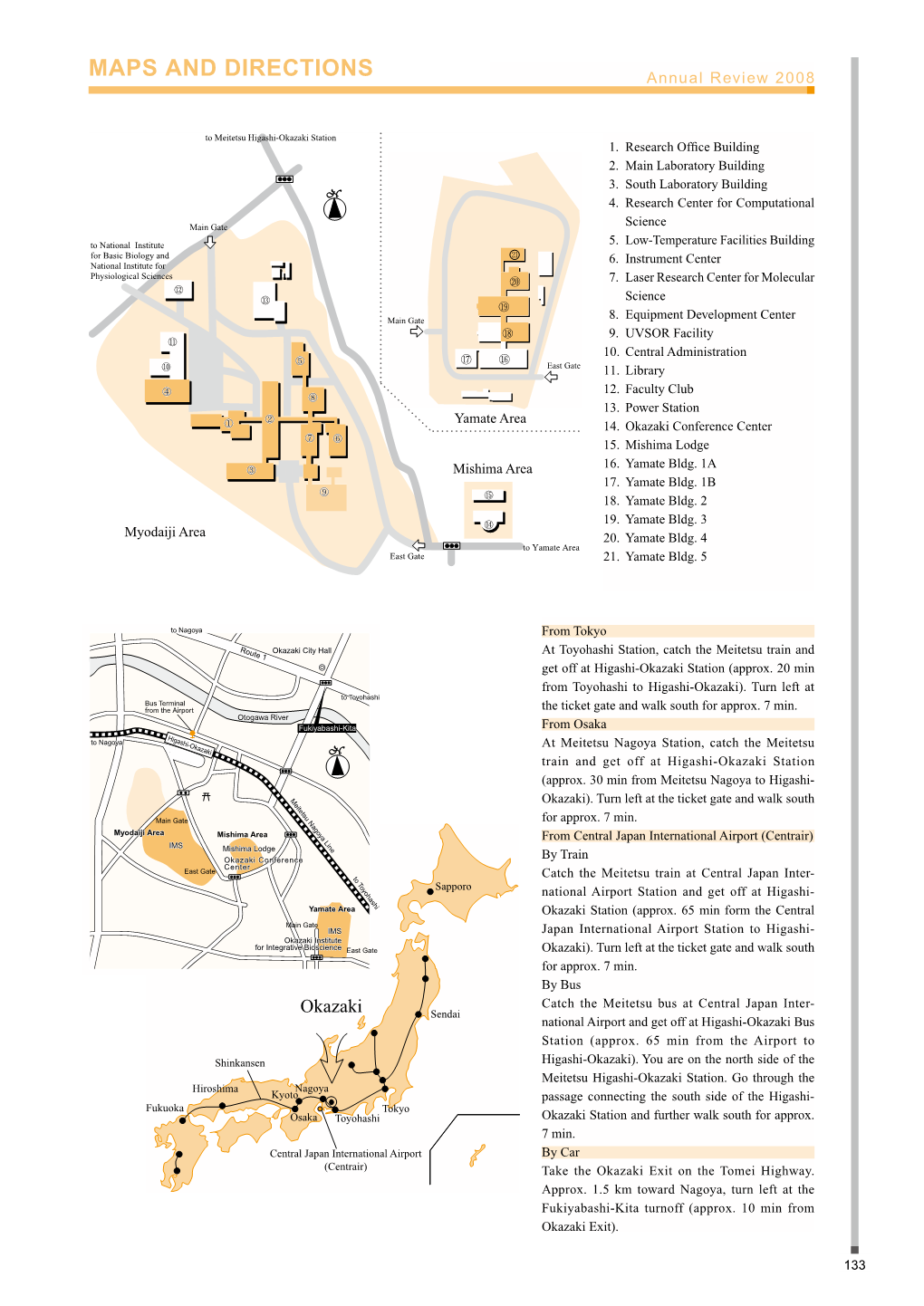 MAPS and DIRECTIONS Annual Review 2008