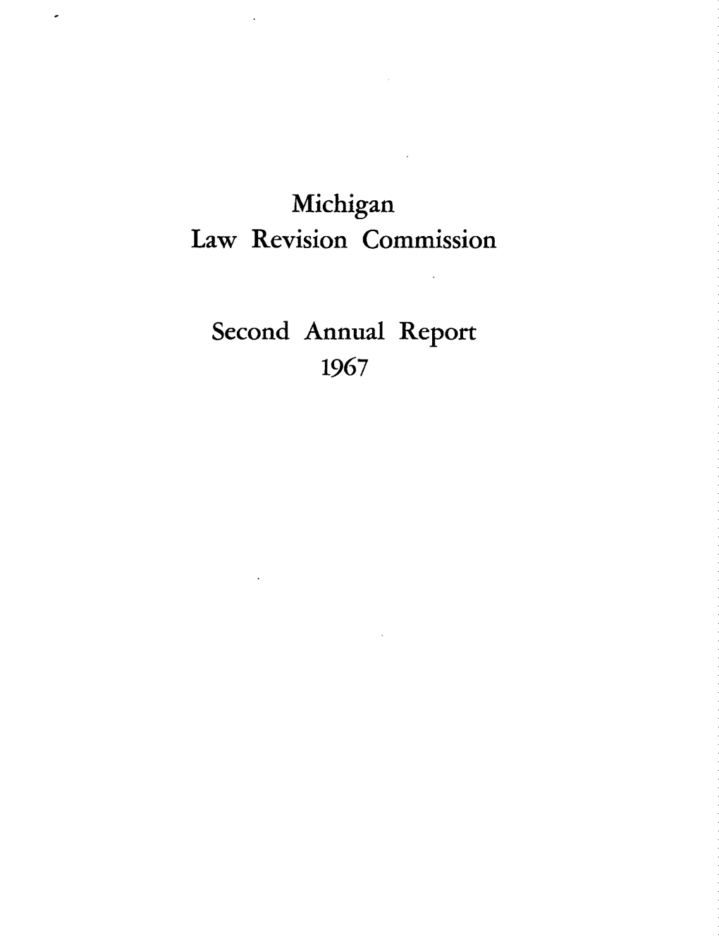 1967 Second Annual Report