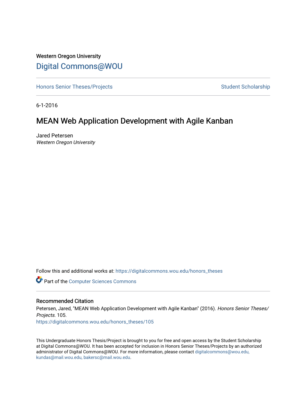 MEAN Web Application Development with Agile Kanban