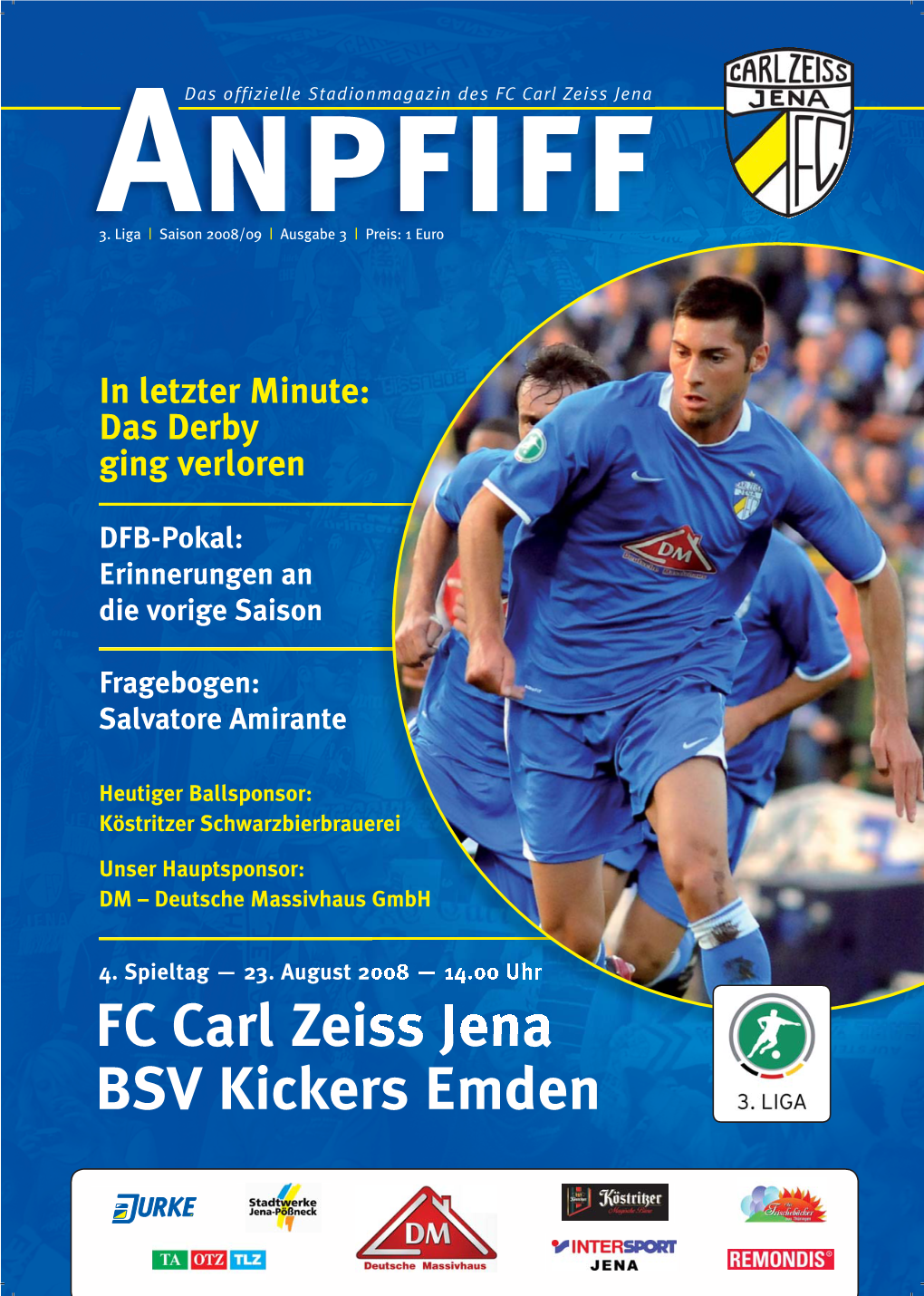 FC Carl Zeiss Jena BSV Kickers Emden