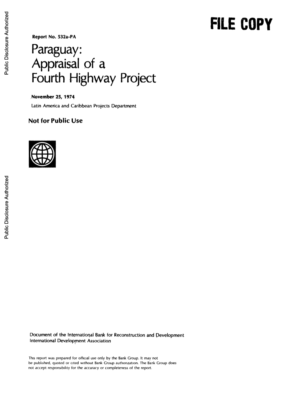 World Bank Document