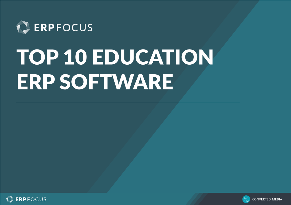 Top 10 Education Erp Software