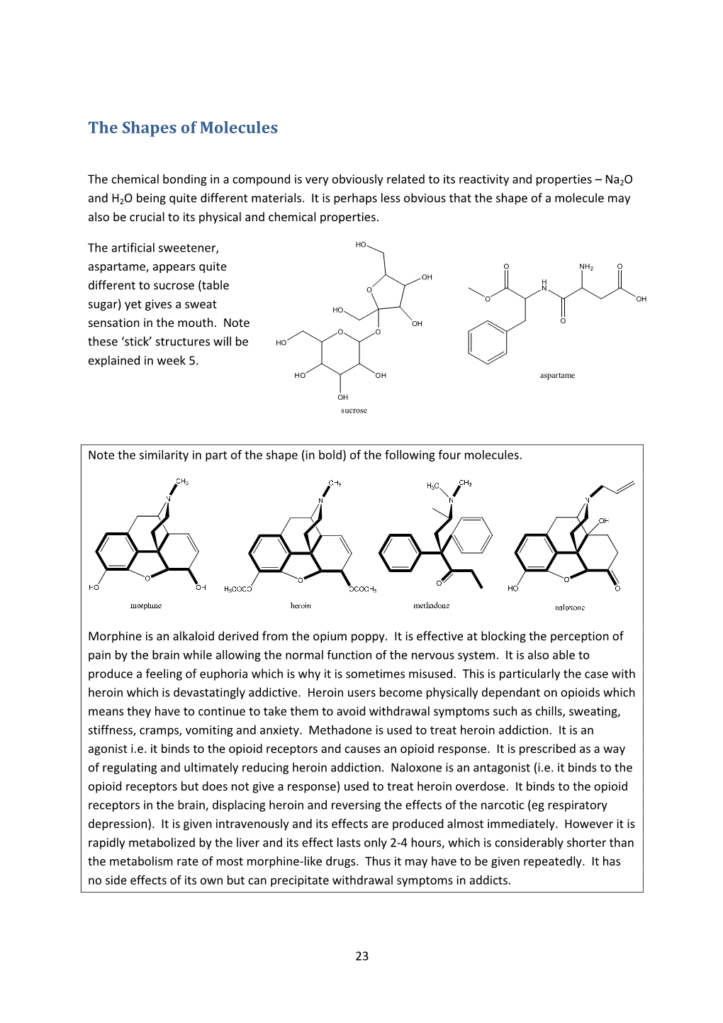 The Shapes of Molecules