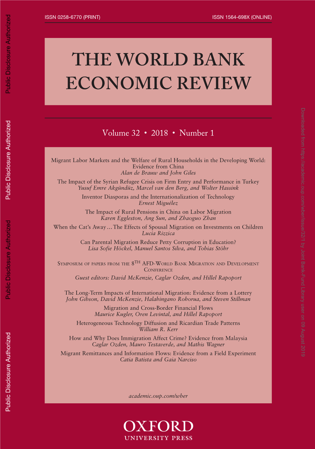 The World Bank Economic Review