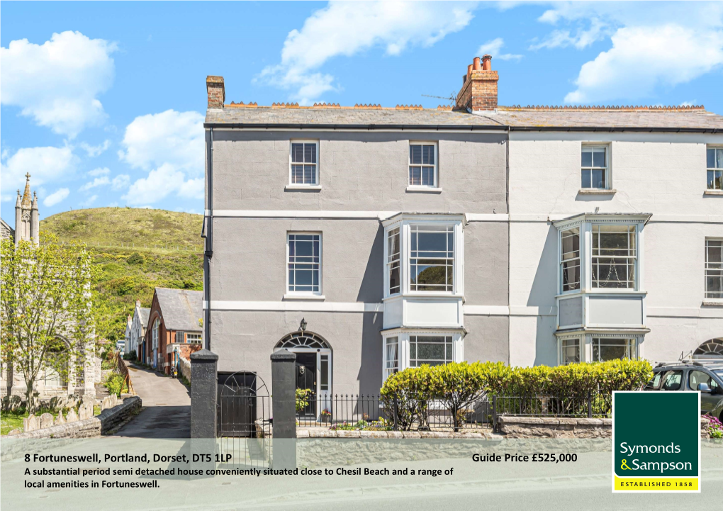 Fortuneswell, Portland, Dorset, DT5 1LP Guide Price £525,000