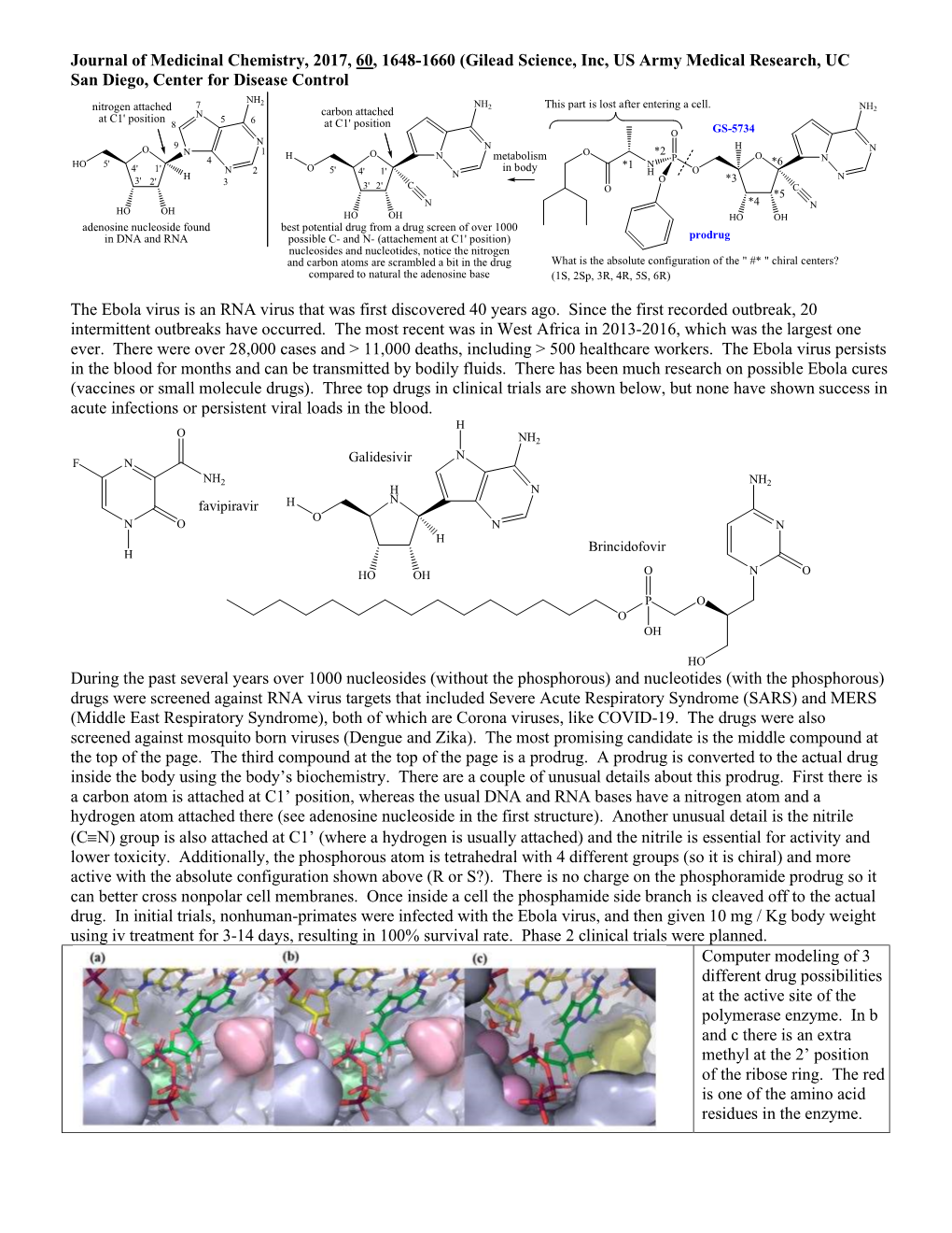 Antiviral Lit Handout