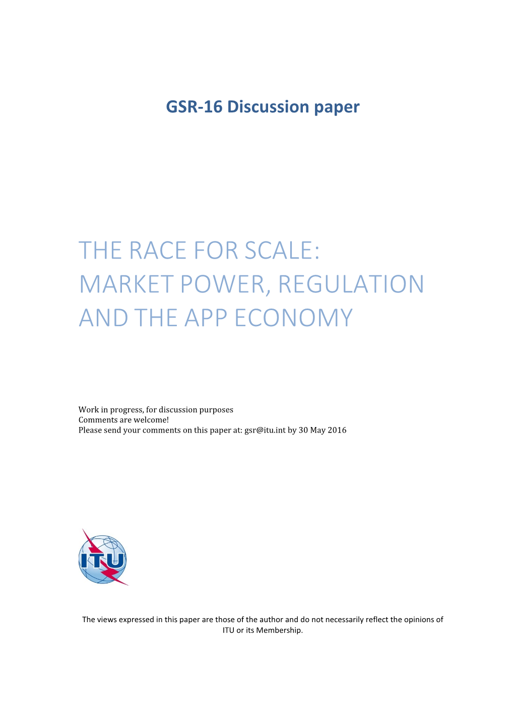 Market Power, Regulation and the App Economy