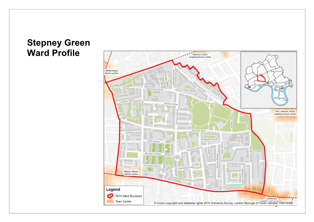 Stepney Green Ward Profile