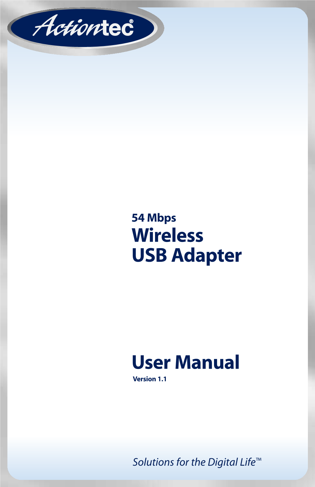 User Manual Wireless USB Adapter