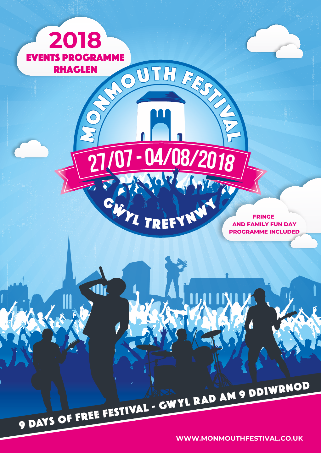 9 DAYS of FREE FESTIVAL - GWYL RAD AM 9 DDIWRNOD Food & Drink Stalls Available @ the Main Stage Area Welcome to N.S