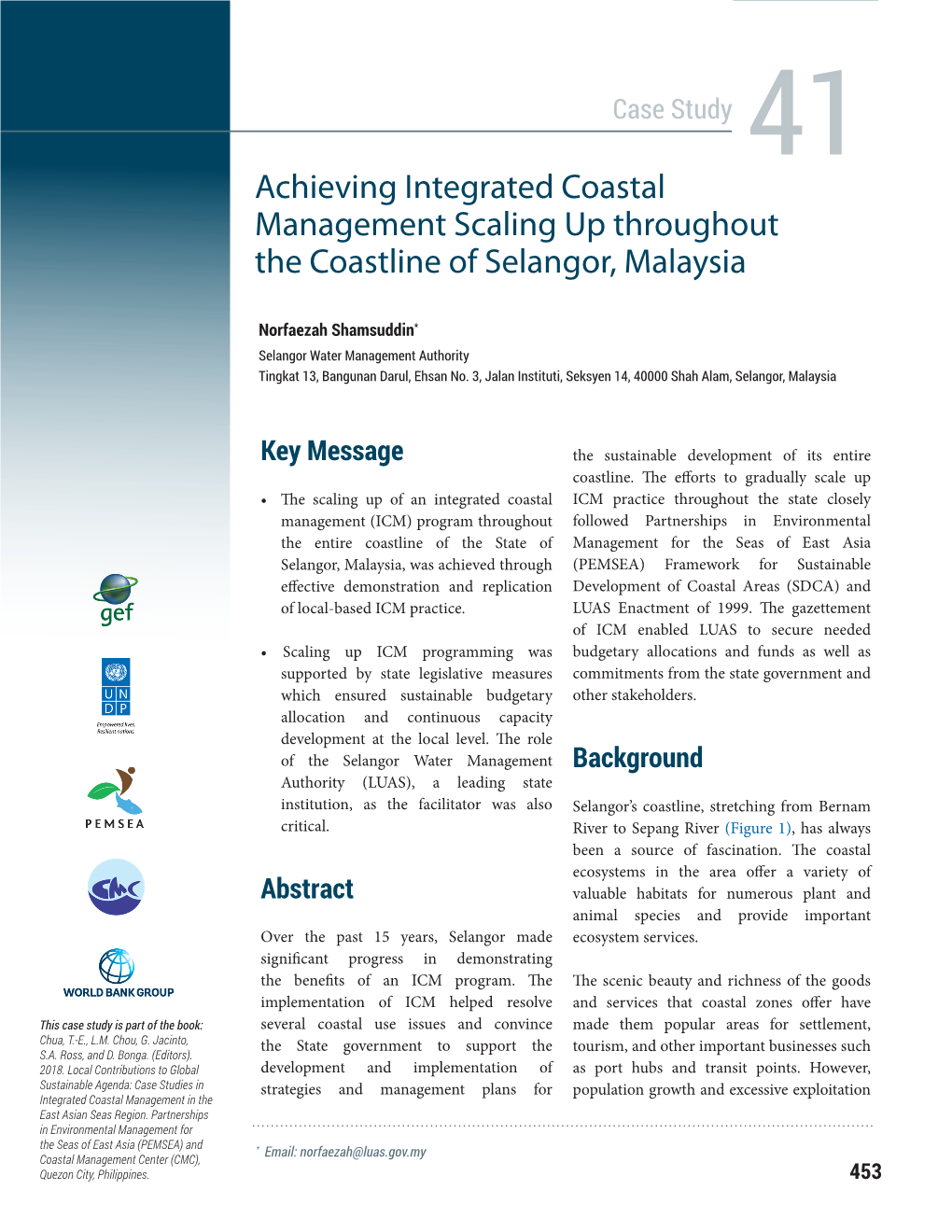 Achieving Integrated Coastal Management Scaling Up