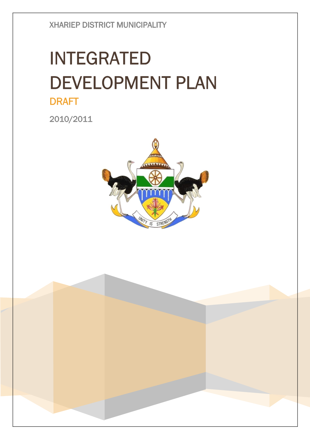 Integrated Development Plan Draft 2010/2011