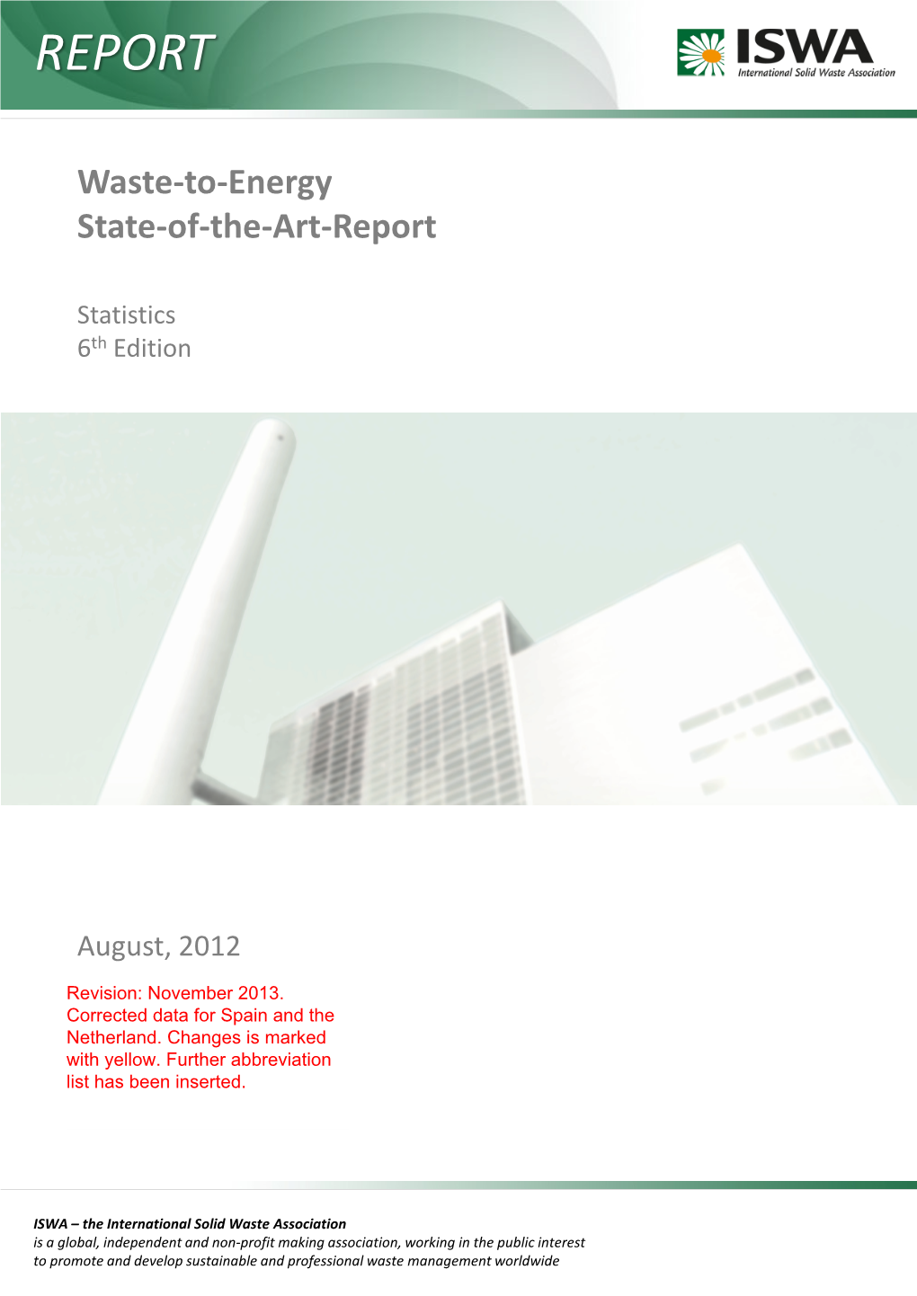 Waste to Energy: State of the Art Report, 6Th Edition