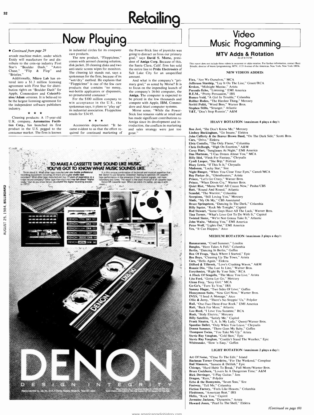 Rekailing Video Now Pioyin9 Music Programming Continued from Page 29 in Industrial Circles for Its Computer the Power -Stick Line of Joysticks Was Care Products